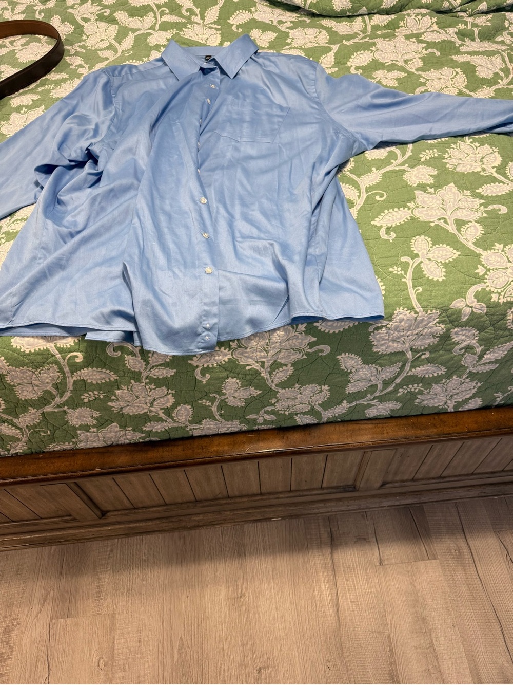 Men's Light Blue Dress Shirt - Tailored Button-Down